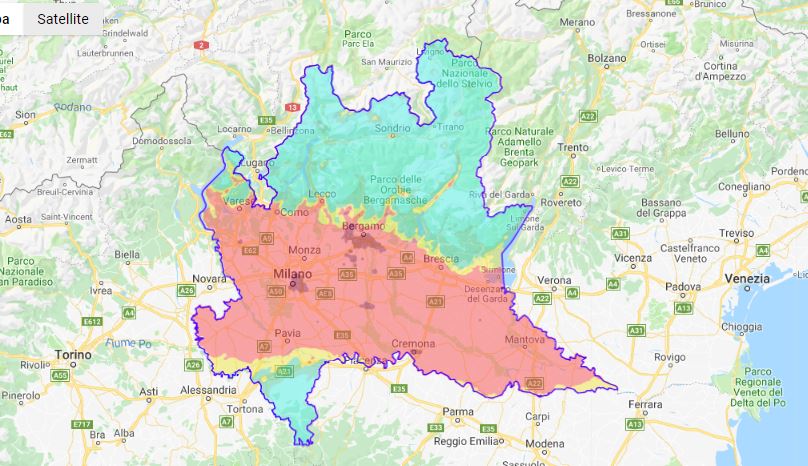 Qualità dell’aria nel Lecchese: bene a nord, ma a sud cappa di smog