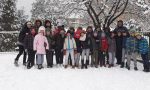 Che divertimento con la neve alla scuola primaria di Rossino