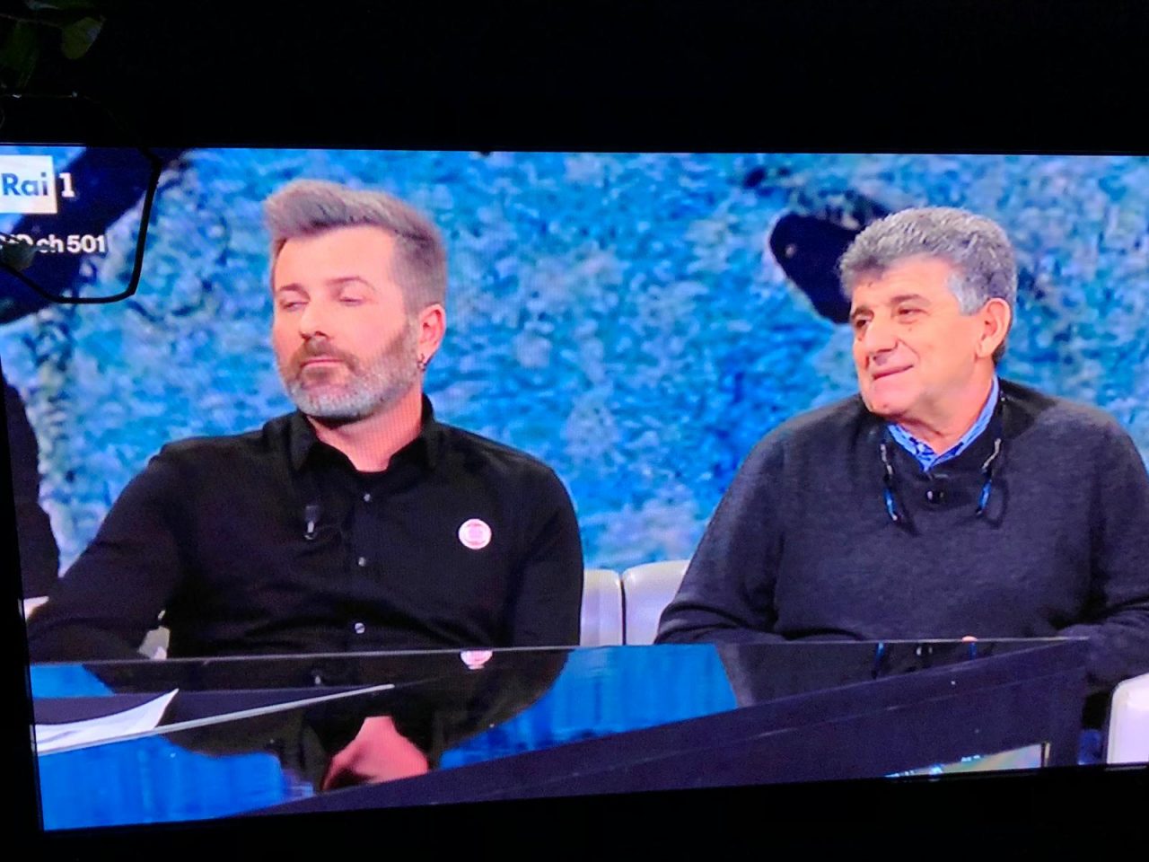 Il lecchese Riccardo Gatti (Open Arms) ospite da Fazio su Rai 1 FOTO E VIDEO