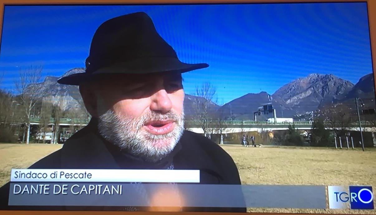 Dante De Capitani su Rai 3 per parlare del ponte Manzoni