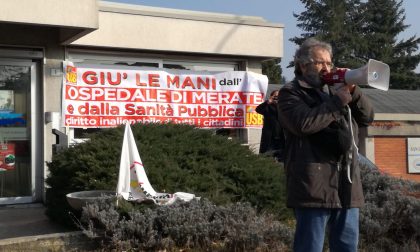 Presidio Usb al Mandic, Scorzelli: "Dipenderà da voi se chiuderanno l'ospedale di Merate" FOTO e VIDEO