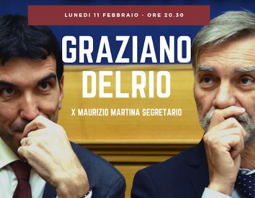 Graziano Delrio a Merate per Martina segretario