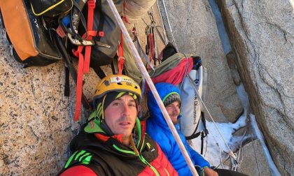 Della Bordella e Pasquetto tornano dal Cerro Torre: il tentativo si arresta a 80 metri dalla fine del grande diedro FOTO