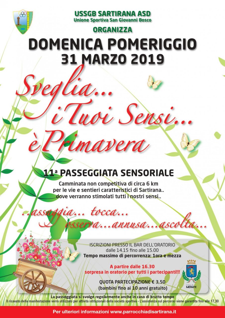 Via all’11^ camminata sensoriale di Sartirana
