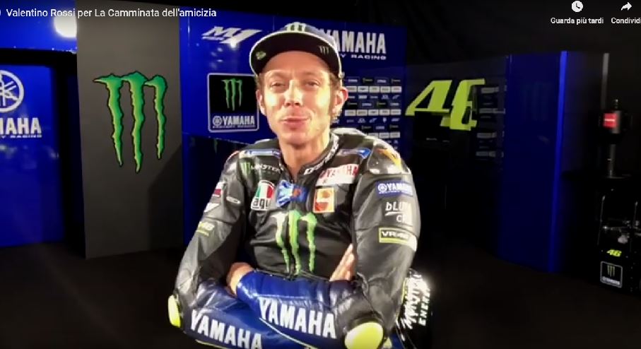 Alla Nostra Famiglia c’è un nuovo “dottore”! Valentino Rossi testimonial della Camminata dell’Amicizia VIDEO