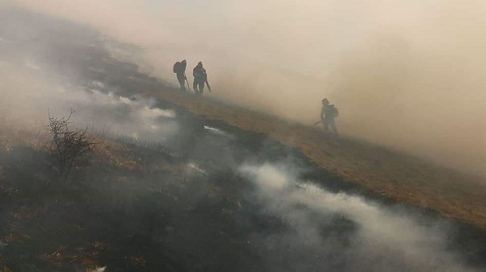 Ancora fiamme: incendio sul Monte Cornizzolo FOTO