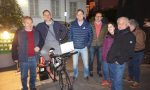 Calolzio: illuminato il municipio con la forza delle... pedalate FOTO