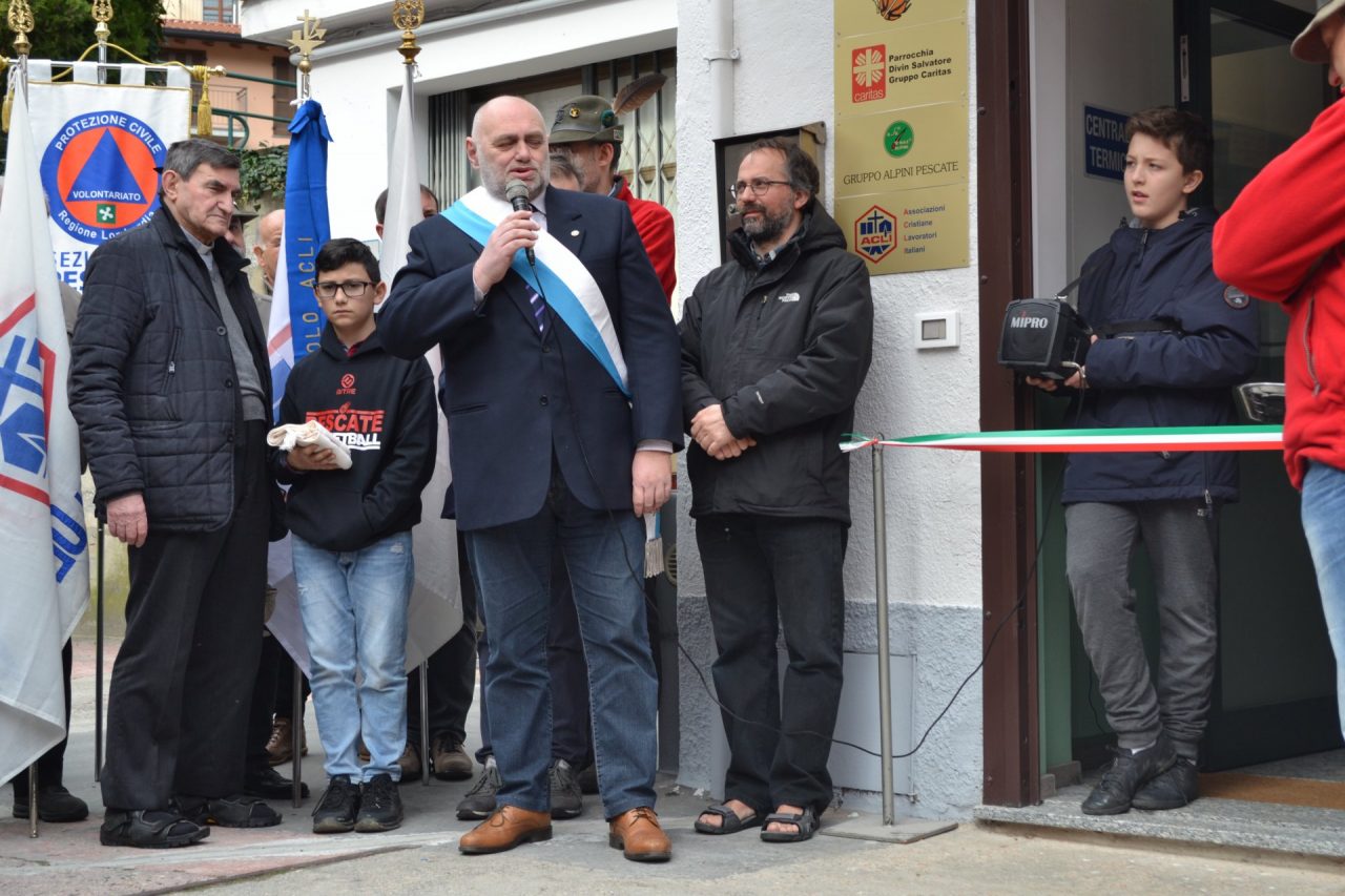 Inaugurata a Pescate la nuova “cittadella delle associazioni” FOTO