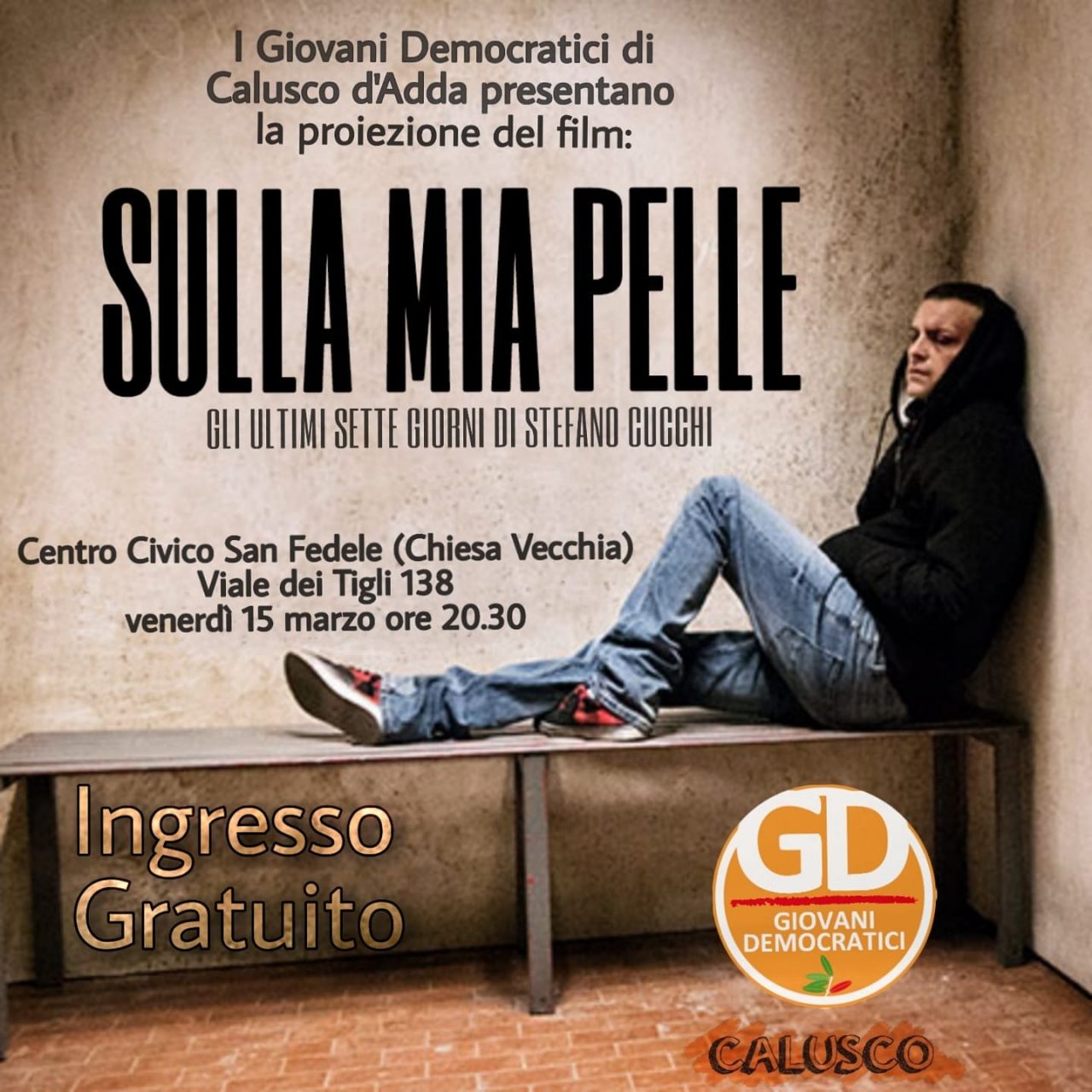 Stefano Cucchi: venerdì a Calusco la proiezione del film