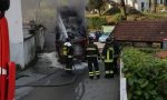 Incendio camion dei rifiuti, intervengono i Vigili del fuoco FOTO