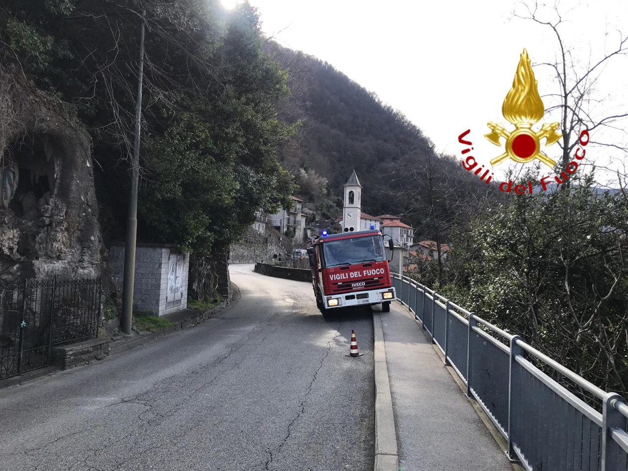 Si ribalta col trattore a Nesso, è grave FOTO