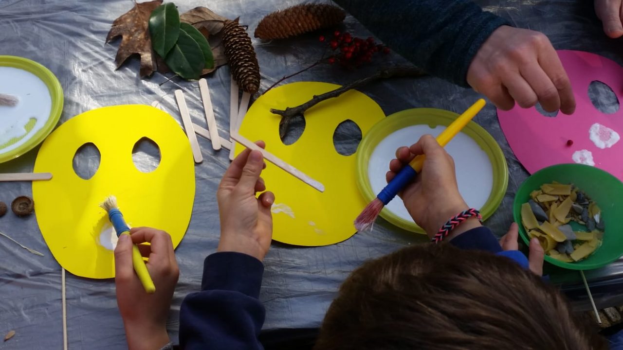 Laboratorio di carnevale all’insegna della natura al nido Girotondo FOTO