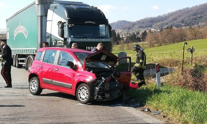 Grave incidente stradale a Missaglia, sul posto l'elisoccorso