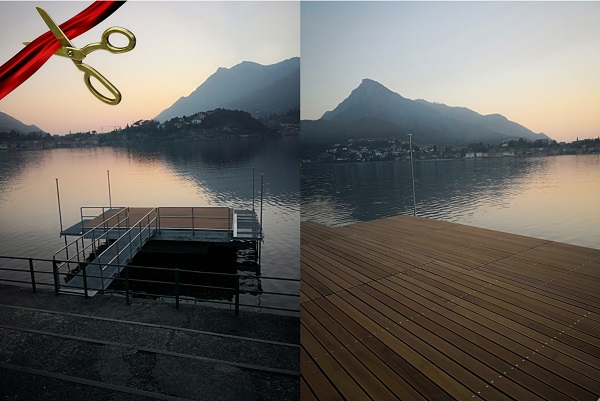 Domani l’inaugurazione del rinnovato pontile alla Malpensata