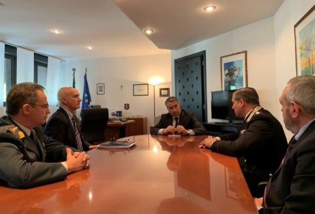 Vertice in Prefettura tra forze del’ordine e nuovo Prefetto di Lecco