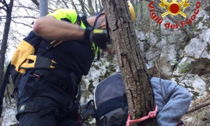 Salvati dai Vigili del Fuoco: la testimonianza e il grazie di due escursionisti FOTO