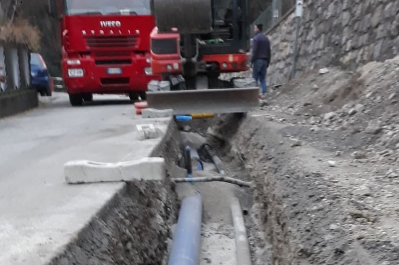 Continuano i lavori di rinnovo acquedotto a Valmadrera