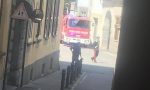 Tubo tranciato: paura per una fuga di gas