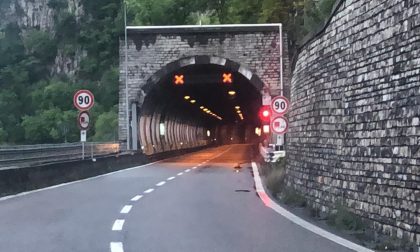 Frana all'altezza di Lierna, Ss36 chiusa al traffico tra Abbadia e Bellano