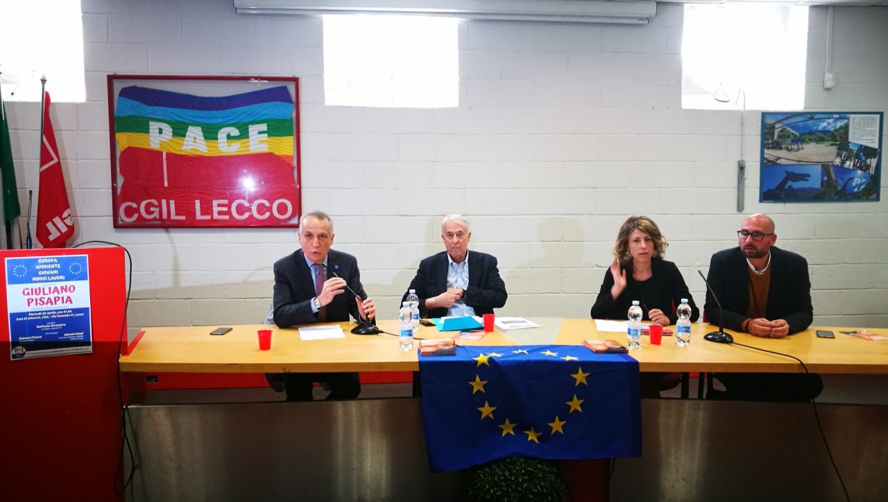 Tappa a Lecco per il candidato europeo Pisapia