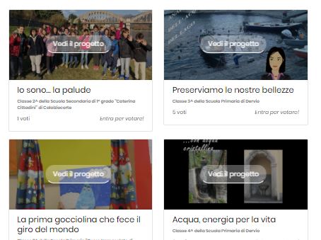 Ultimi giorni di voto per il concorso scolastico “L’acqua nella mia Provincia: tra passato e futuro”