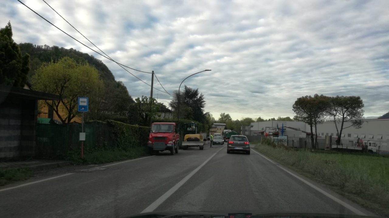 Lavori: rallentamenti nel Calolziese