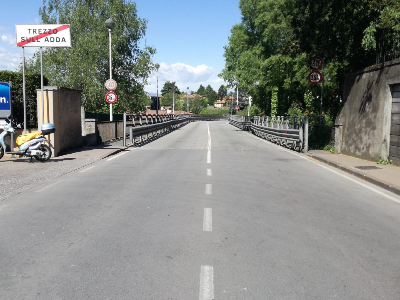Il ponte di Trezzo sull’Adda ha riaperto i battenti