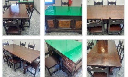 La Provincia di Lecco mette in vendita tavoli, sedie scrivanie... FOTO
