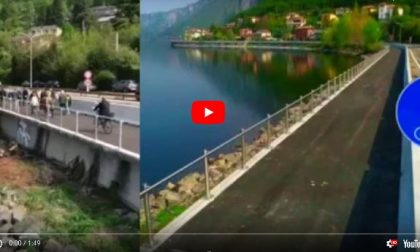 La ciclabile di Pradello vista dal drone VIDEO