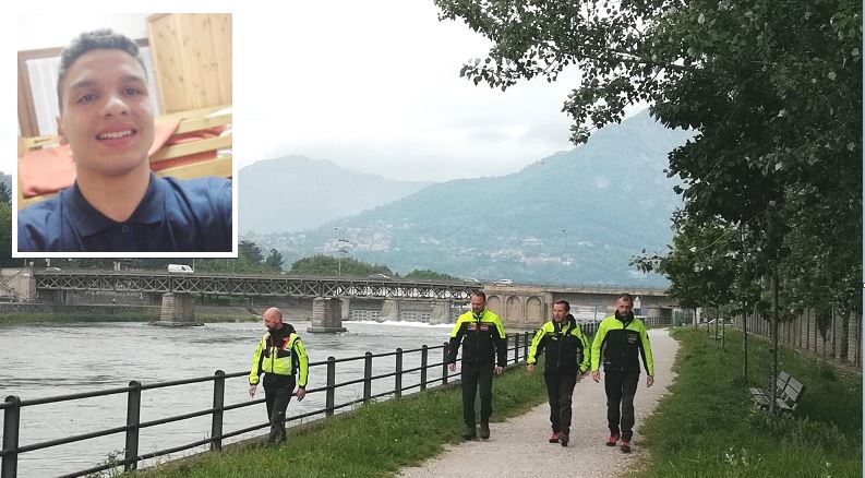 Tragedia: è di Omar, lo studente scomparso, il cadavere recuperato nell’Adda