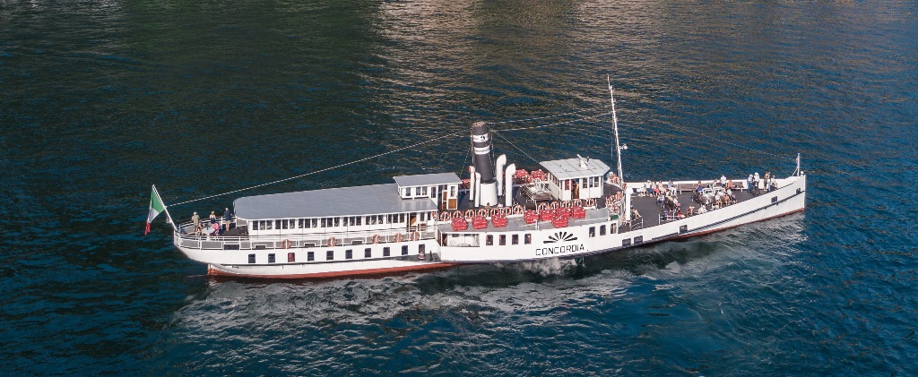 Gita sul lago a bordo dello storico battello Concordia