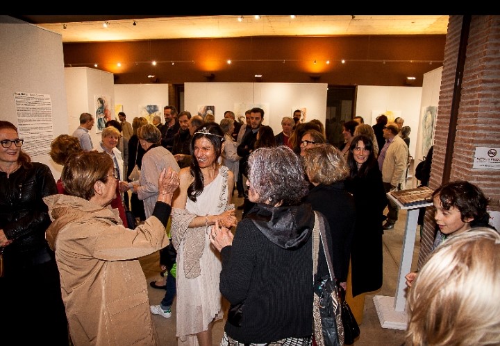 Inaugurata la mostra di Laura Sisti e Sara Fruet