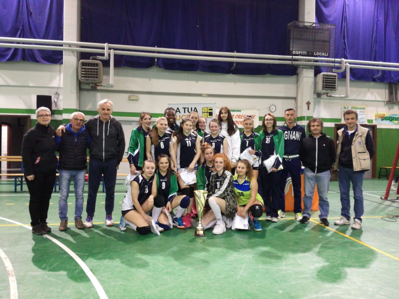 L’Ac Pagnano vince il campionato provinciale Csi di pallavolo, categoria Allieve FOTO