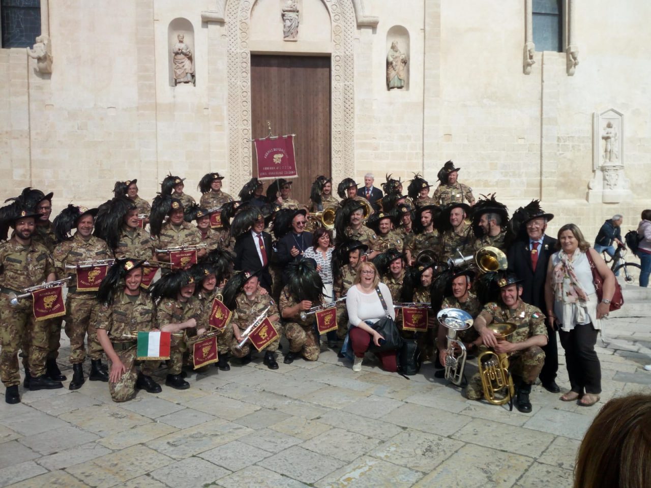 La fanfara dei Bersaglieri di Lecco  a Matera per rappresentare le bande del Nord Italia FOTO
