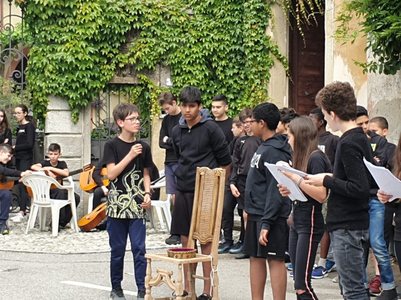 Spettacolo teatrale delle medie a Beolco FOTO