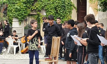 Spettacolo teatrale delle medie a Beolco FOTO