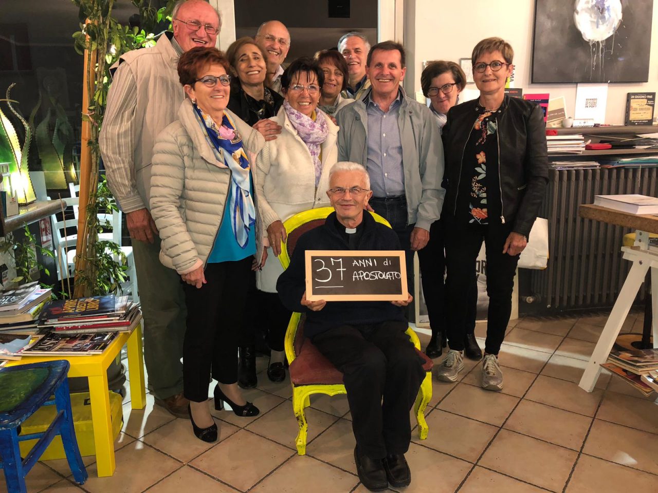 Don Felice Riva festeggia 37 anni di sacerdozio FOTO