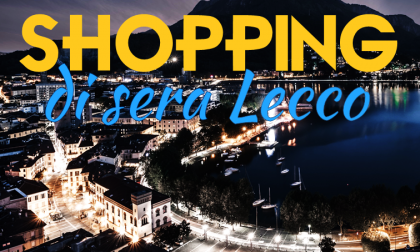 Stasera l'esordio di Shopping di sera a Lecco