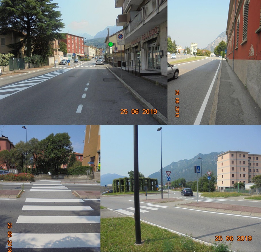 In corso il rifacimento della segnaletica orizzontale a Lecco