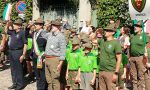 Gli alpini sfilano per le strade di Vercurago FOTO