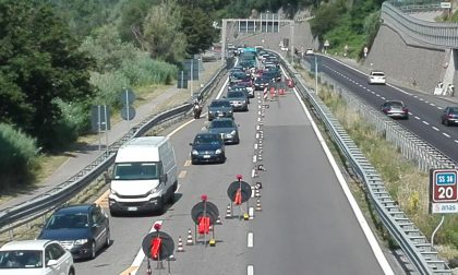 Ritardi al cantiere del ponte di Isella, code chilometriche sulla SS36  verso Lecco