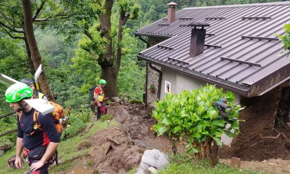 Maltempo nel Lecchese: oggi geologi e Soccorso Alpino sul Monte Olino FOTO E VIDEO
