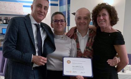 Rotary Club Lecco Manzoni: premio Paul Harris Fellow a Barbara Panzeri