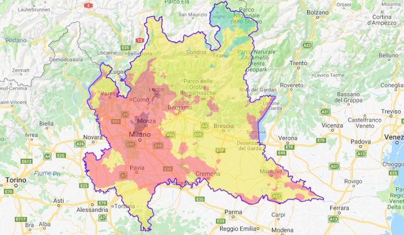 Ozono da bollino rosso in tutto il Lecchese I DATI COMUNE PER COMUNE