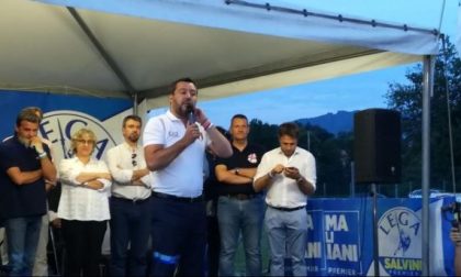 Salvini show a Barzago, un bagno di folla FOTO