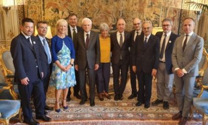 Il primario di Medicina Generale di Manzoni  incontra il Presidente Mattarella con la delegazione AIGO