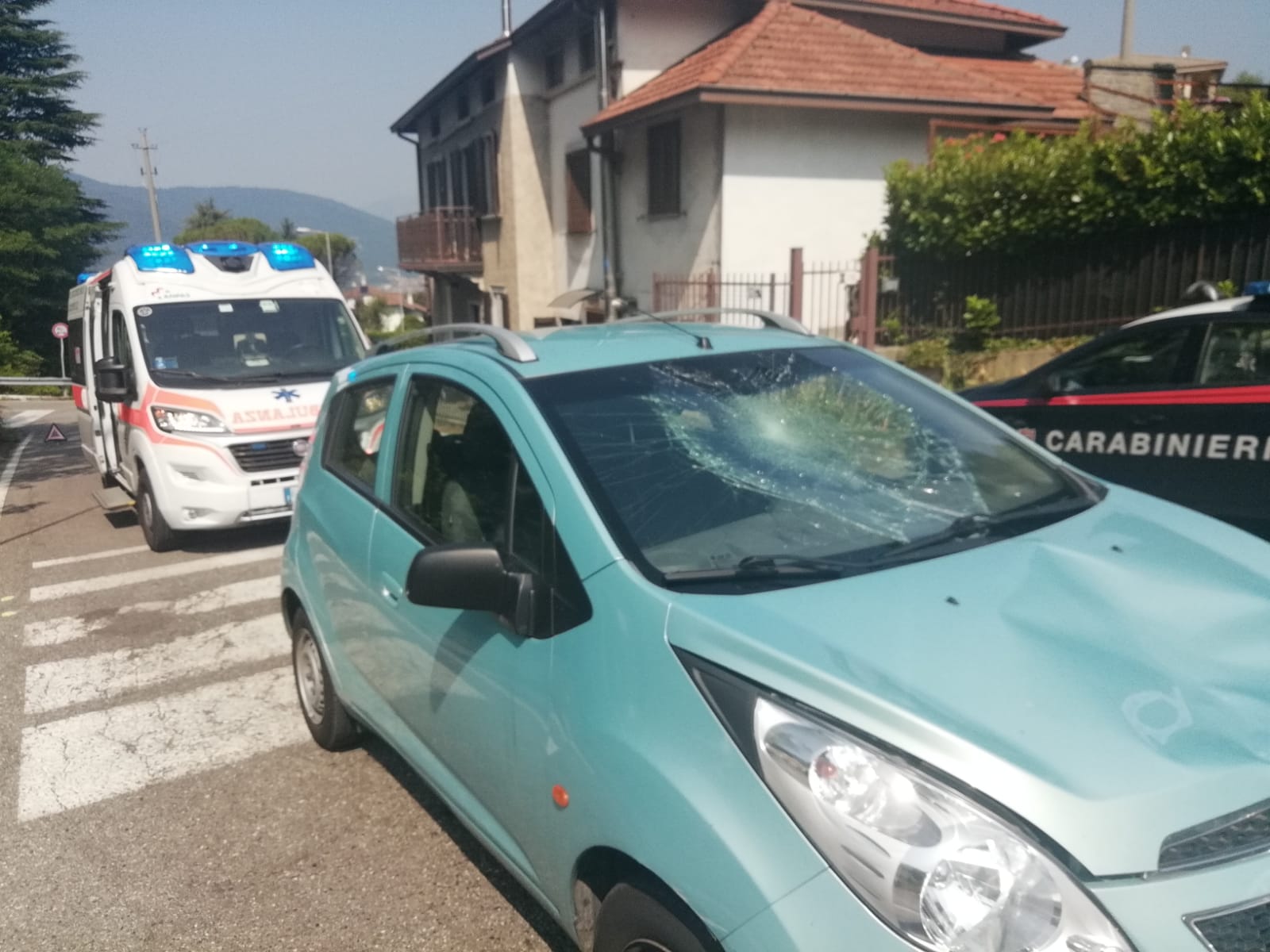 Ciclista investito a Torre de' Busi