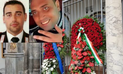 Carabiniere ucciso: al funerale solenne ricordato anche Emanuele Anzini VIDEO