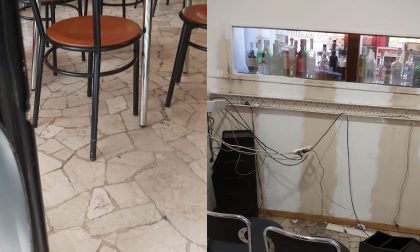 Furto con scasso in un bar del centro: 12mila euro il bottino FOTO