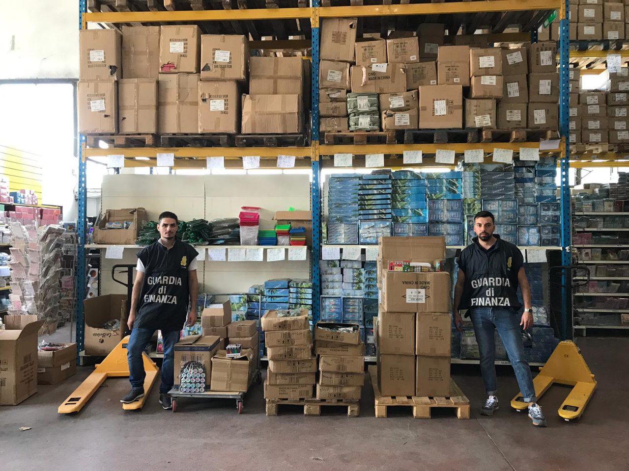 Giochi pericolosi: sequestrati 51mila articoli per bambini